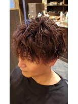 メンズアートヘアー ブーム(MEN'S ART HAIR BOOM) ツイストスパイラルパーマ