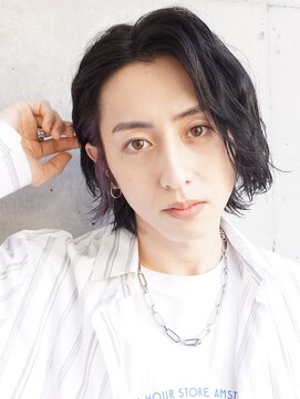 マイロ(mailo) ウェーブパーマ×メンズミディアムスタイル