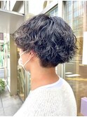 【韓国/波巻き】ツーブロック×ツイストスパイラル