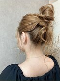ルーズシニヨン　ナチュラルシニヨン