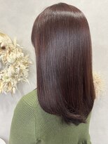 ハイバレーヘアーメゾン(HIGH VALLEY HAIRMAISON) ミディアムボブレイヤーボブ顔周りカット岡山南中央町