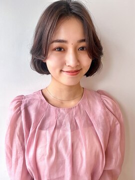 ラフ フロム ガーデン(Laf from GARDEN) ボブ/レイヤーカット/オリーブベージュ/韓国風/小顔ヘア