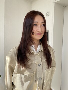 カサネ(casane) 顔まわりlayer × オレンジカラー