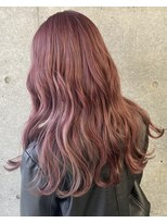 キャラ シャローネ 池袋(Chara Chalone)&nbsp;ロングレイヤー/スモーキーピンク/資生堂カラー【れいな】