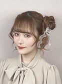 くらげヘア/アップスタイル/カールアップ/可愛い