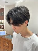 ニュアンスパーマ”風”センターパート