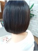 スリークボブ【髪質改善、ストレート、ボブ、花園、円町】