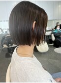 大人ショートボブ丸みショートカットマッシュショート