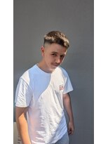 クフィア メンズヘアー カンポ 天王寺店(CUFFIA MEN'SHAIR CAMPO)&nbsp;フェード×アップバング／ベリーショート