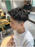メンズカットツイストスパイラルパーマ20代30代40代50代