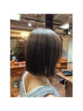 ランソ 成田店(RUNSO) 人気の小顔に見せる韓国風ボブ×ハイライト♪