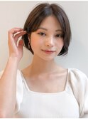 前髪 ネビージュ ボブルフ 黒髪 ワンレン 小顔 "