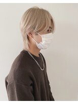 ロマリア 渋谷 渋谷宮益坂(Lomalia)&nbsp;【Lomalia渋谷】馴染むハイトーン/メンズウルフ/ブリーチカラー