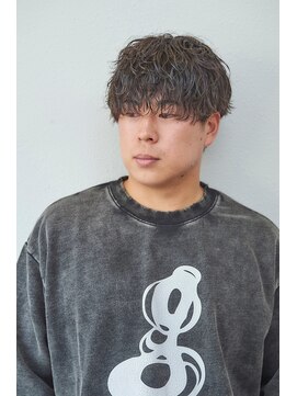 スノードロップ 高円寺店(Snowdrop) ベリーショート/ダークアッシュ/ニュアンスパーマ/韓国マッシュ