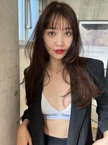 サイン 表参道(SIGN)&nbsp;韓国ヘアーハッシュカットレイヤーカットグレージュブリーチ無し