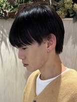 メンズナチュラルマッシュスタイル