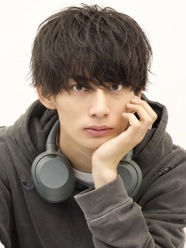 エイド 渋谷(aid) メンズ無造作マッシュパーマソフトツイストスパイラル