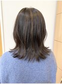 【morio成増/一戸】黒髪×ハイライトミディアムヘア