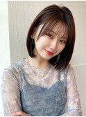【NEW OPEN】 小顔前髪あり後れ毛サイドバングメルティカラー