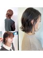 フランチェスカドットボブ(francesca.bob)&nbsp;ボブスタイルはインナーカラーやフェイスフレーミングがオススメ