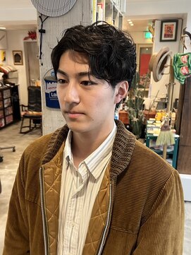 リブロ 三軒茶屋(LIBRO) スペインカールフェザーパーマニュアンスパーマフェード