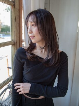 エーバイフー 江坂店(A BY WHO) A BY WHO江坂/やわらかミディアムレイヤー/透明感カラー