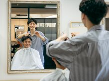 リグ ヘアアンドデザイン(LiG hair&design)の雰囲気（美容室とメンズサロン（barber）が併設しています！）