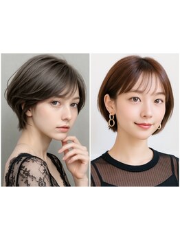 再現性の高い技術力で大人ショートボブを実現！顔周りや前髪も細かい部分まで似合わせをご提案♪[相模大野]