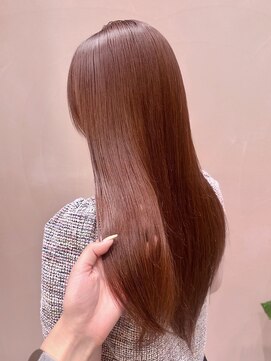 ガーデンヨコハマ(GARDEN YOKOHAMA) コーラルオレンジ ブリーチなし 髪質改善 暗めカラー