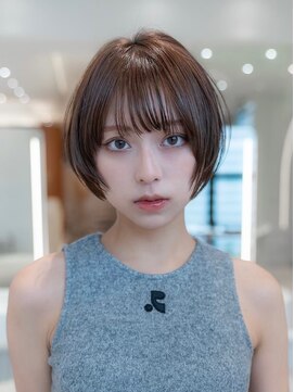 ドリップ バイ ハバナ 原宿(driP. by HAVANA) 20代30代大人美人ショートボブ/小顔ショートヘア/マロンベージュ