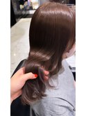 ブリーチなし◎透明感ベージュカラー