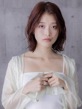 ポケット(pocket) 着物ヘア/大人ガーリー/ダークアッシュ/似合わせカット/仙台109