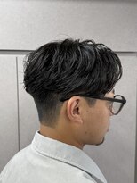 ニコ トウキョウ ロジック(nico TOKYO Logic)&nbsp;メンズセンターパートニュアンスパーマアップバング