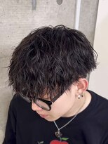 メルシー トータル ブランディング サロン(merci TOTAL BRANDING SALON)&nbsp;メンズツイストスパイラルパーマ　刈り上げマッシュ縦落ちパーマ