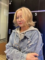 インク サカエ(inq sakae)&nbsp;ケアブリーチ/トリプルカラー/ハイトーンベージュ