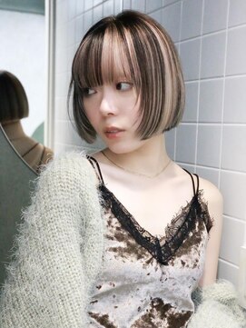 キャロルガーデンズ ボコカ 表参道(Carroll Gardens bococa) 【azu】デザインカラー　ブリーチカラー