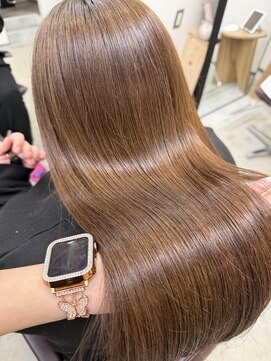 ニュイ 木更津(nuit) ピンクベージュ/アンブレラカラー/クールショート/前髪/木更津