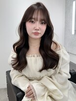 ソヨン 大宮店(SOYON) ブリーチなしチョコブラウン/くびれ巻き/レイヤー