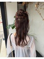 ディレクト(Direct)&nbsp;ハーフアップお呼ばれヘアイメチェン鹿児島/天文館4.15