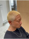 金髪坊主/メンズカラー/似合わせカット/メンズカット
