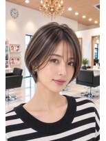 ネイヴスヘアー 香椎照葉店(Neivs Hair)&nbsp;コンパクト丸みショートボブ