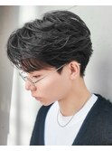 【option武蔵小杉】ショート×毛流れパーマ
