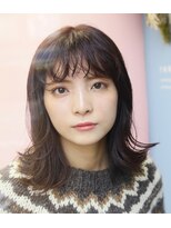 スリー スタンド(THREE STAND)&nbsp;大人可愛い柔らかナチュラルボブミディ＊小顔　THREE