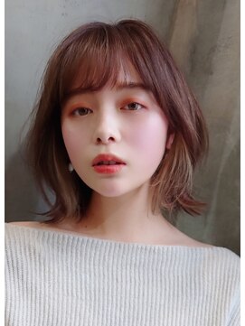 マノハル(MANOHARU) 【マノハルスタイル】ボブ×イヤリングカラー