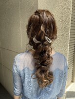 セットサロン ラビッシュポー(Setsalon RabichePow)&nbsp;編みおろしヘア