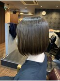 ☆切りっぱなし、ミニボブ☆五反田美容室