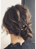結婚式卒業式パーティーヘアセット　成人式ヘアアレンジ