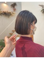 ノルン(norn.)&nbsp;シンプルボブ/ボブショート/ヴェールカラー/ヌーディベージュ