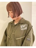 ミニボブベージュカラー