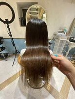 ロンド ストラーダ 心斎橋(Lond strada) シルキーベージュ×グレージュカラー【髪質改善/縮毛矯正】